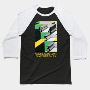 Numbers in Love by Giacomo Balla Baseball T-Shirt